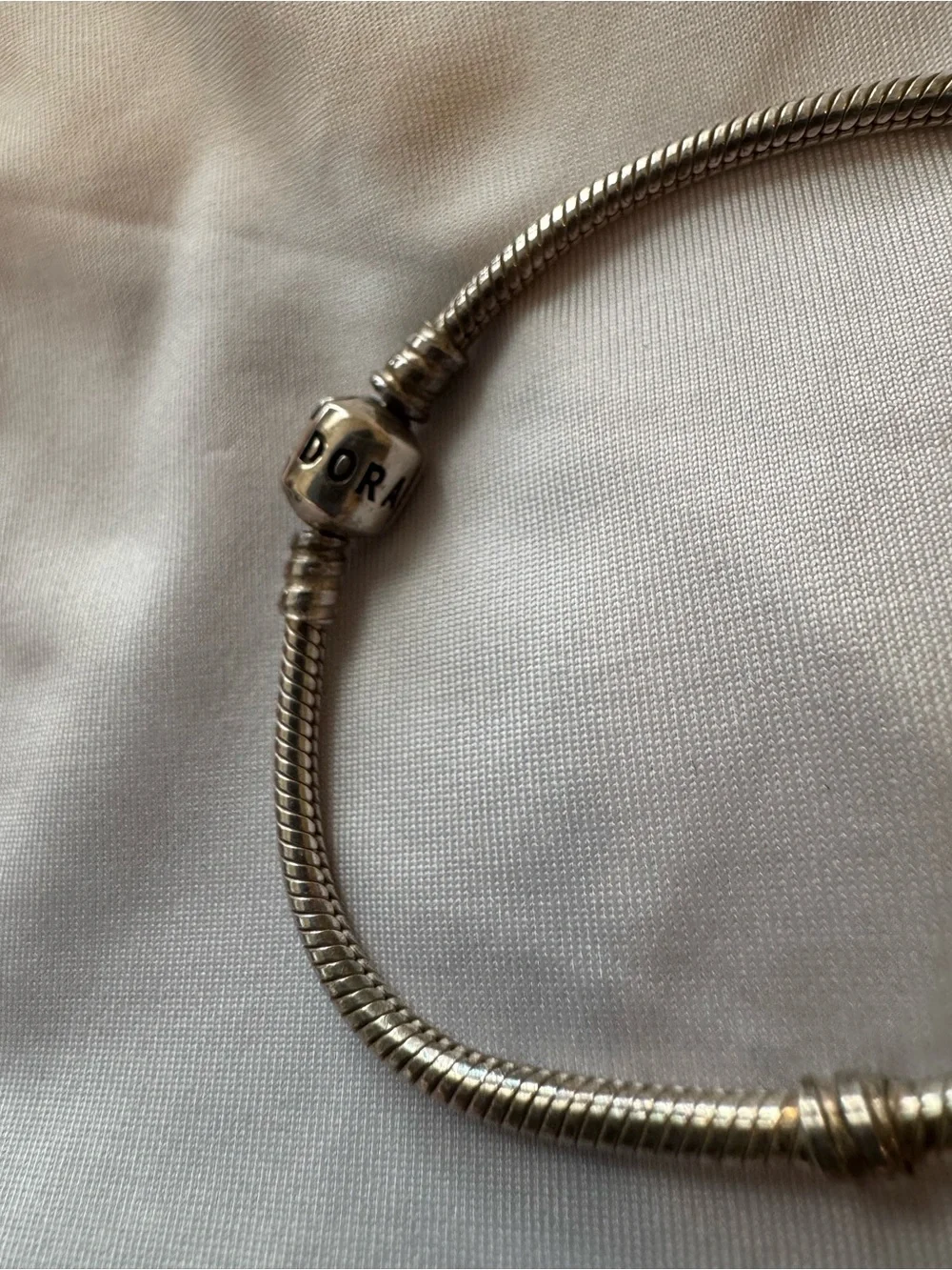 Authentic 7” Pandora Bracelet